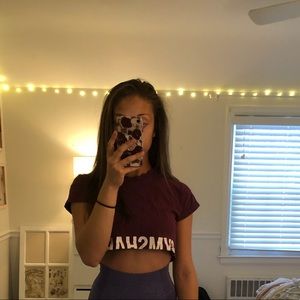 Gymshark cropped shirt